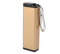 Contenitore del Tubo di Conservazione in Metallo, Tubo di Conservazione in Metallo Portatile con Fischio per Aprire (GOLD)