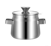 Contenitore dell'olio in acciaio inossidabile 316L con filtro a rete 80 e | Il design a bocca larga consente una facile raccolta e una pulizia senza sforzo per l'uso quotidiano in cucina.