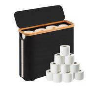 Contenitore di carta igienica - Rotolo di WC, scatola di immagazzinaggio del bagno, porta carta armadio organizzatore, impermeabile per cassetti, tavolo da pranzo, tovagliolo di servizio