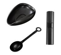 Contenitore Di Chicchi Da 1 Pezzi, Flacone Spray Da 1 Pezzo E Cucchiaio Da 1 Pezzi Di Misurazione Da Caffè, Contenitore In Ceramica, Cucchiaio Di Misurazione In Plastica, Accessori Per Il Caffè.