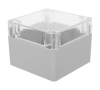 Contenitore di Derivazione Elettrica F28t Plastica con Coperchio | Copertura Trasparente, Struttura Industriale Rinforzata, per Quadro Macchina e Manutenzione Elettrica