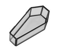 Contenitore di esposizione multifunzionale a forma di bara di vetro che cattura l'occhio della scatola di esposizione per l'accessorio delle decorazioni del partito