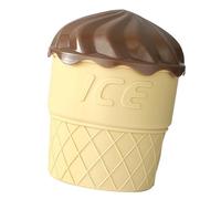 Contenitore di ghiaccio efficiente di spazio Gelato del silicone del commestibile con il coperchio per la cucina della famiglia Uso di cottura Accessori di cottura Stampo per gelato salvaspazio