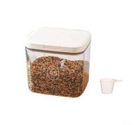 Contenitore di grande capacità con coperchio per detersivi per bucato, farina e riso, contenitore sigillato a prova di umidità per casa e cucina (4,5 l)