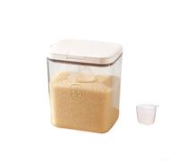 Contenitore di grande capacità con coperchio per detersivi per bucato, farina e riso, contenitore sigillato a prova di umidità per casa e cucina (5,5 l)