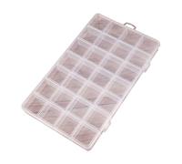Contenitore di immagazzinaggio del vano della scatola dell'organizzatore dei monili di plastica trasparente del contenitore di immagazzinaggio per gli anelli di perline dell'esposizione dei monili