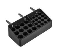 Contenitore di immagazzinaggio della batteria fissato al muro del supporto della batteria per le batterie multiple 12AA Access Dispenser contenitore elettronico