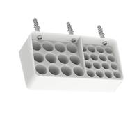 Contenitore di immagazzinaggio della batteria fissato al muro del supporto della batteria per le batterie multiple 12AA Access Dispenser contenitore elettronico