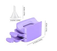 Contenitore di immersione per unghie, vassoio in polvere per immersione, contenitore per risparmiatore, design versatile, configurazione di manicure senza sforzo 55G per cura della mano