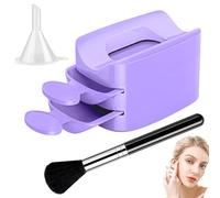 Contenitore di immersione per unghie, vassoio per unghie,Vassoio per il riciclaggio a doppio strato - Porta del contenitore Saver Glitter, strumenti per manici per donne, tecnologia per DEVE HA