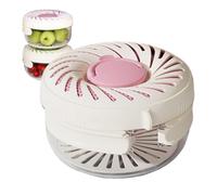 Contenitore di lavaggio alimentare - scarico pieghevole da 16x10 cm, cesto di scarico vegetale, conservazione dei frutti anti odore con manico | Cesto dispensa versatile per frigorifero per frigorifer