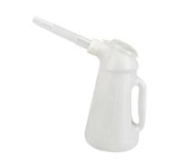 Contenitore di misurazione dell'olio Distributore di olio automobilistico Contenitore dell'olio motore con tappi e beccuccio flessibile per cambio olio automobilistico brocche di olio estese