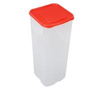 Contenitore di Pane, Scatola del Pane in Plastica in Plastica Scatola di Stoccaggio Bin Bin Sale per Sale Aria Tesa per per Panetela (rosso)
