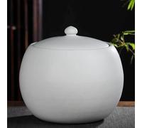 Contenitore Di Riso, Secchio Di Riso Ceramico Sigillato, Custode Del Riso, Contenitore Di Conservazione Del Riso Con Coperchio, Contenitore Di Riso, Barattoli Di Stocc(Size:Capacity 10kg,Color:Bianco)