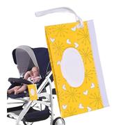 Contenitore di salviettine ricaricabili per bambini, dispenser di salviette per bambini, sacchetto di salviettine umidificate resistenti all'acqua, portasalviette riutilizzabile con cinghia per