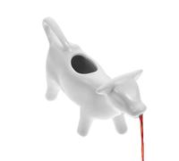 Contenitore Di Sciroppo Di - Bruciatore Crema A Forma Di Vacca Cartone Animato In Ceramica | 2,95 Pollici Di Barattolo Di Crema Bianca Resistente Al Calore | Del Latte In Porcellana Bianc