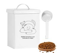 Contenitore di stoccaggio alimentare per animali domestici - Organizzatore di grande capacità 5L, contenitore di immagazzinaggio cibo secco e dolcetto | Portatile Mantenere la maniglia con un