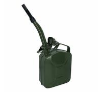 Contenitore di stoccaggio bidone carburante in metallo da 20 litri + versator...