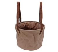 Contenitore di stoccaggio d'acqua portatile pieghevole per secchio pieghevole pieghevole per campeggio esterno in campeggio in pvc tessuto in mesh 15l 20l (20l Khaki)
