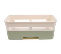 Contenitore di stoccaggio di articoli da toeletta senza trapano