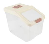 Contenitore di Stoccaggio di Riso a Grande Capacità, Gli Alimenti Devono Rimanere Freschezza, Box per Alimenti Chiari Ermetici per Conservare Cibi Secchi Come Riso, Farina (25 kg)