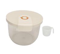 Contenitore di stoccaggio di riso per grande capacità trasparente bidone di stoccaggio di riso sigillato con coperchio per la conservazione degli alimenti da fatta con materiale (11 kg/24.3lb)
