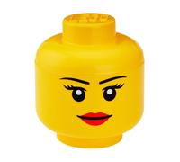 Contenitore Di Stoccaggio Grande LEGO A Forma Di Testa, Ragazza