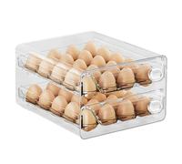 Contenitore di uova per | Contenitore di cassetto trasparente impilabile,Organizzatore di uova,Per appartamento cucina armadio scaffale tavolo esterno cucina cucina cucina festival compleanno
