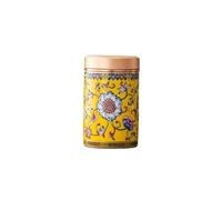 Contenitore di zucchero barattolo di tè smaltato, vaso di ceramica, piccolo sigillo per matita labbra, for Polvere, contenitore per caffè portatile (D)
