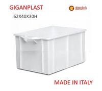 CONTENITORE DIAMANT 62X40X30H SOVRAPP. PIZZA PANE PASTICCERIA LT.60 GIGANPLAST