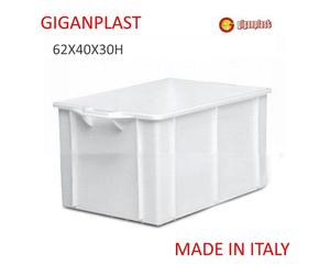 CONTENITORE DIAMANT 62X40X30H SOVRAPP. PIZZA PANE PASTICCERIA LT.60 GIGANPLAST
