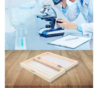 Contenitore diapositive 50 posti microscopio slide box uso per professionale e