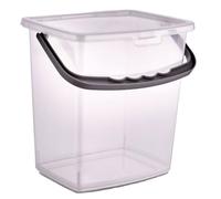 Contenitore Dispenser Trasparente con Coperchio Per Detersivo Lavatrice, Capacità 5 Litri, per Detersivo in Polvere, Capsule Lavastoviglie ecc.