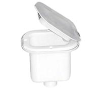 Contenitore doccia bianco