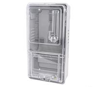 Contenitore elettrico di plastica trasparente del contatore del PC, 6 circuiti, struttura della prova di furto, alta sicurezza e convenienza (A)