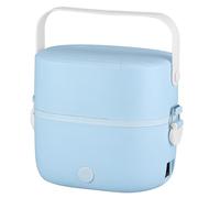 Contenitore elettrico per il pranzo, riscaldatore per alimenti, 270 W, multifunzionale, in acciaio inox, isolamento portatile per impiegati, studenti, tassisti, viaggi su strada, anziani