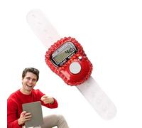Contenitore elettronico per dita - Contatore per albero delle dita | Tally Clicker con pulsante di reset e schermo LCD | Anello di conteggio di reset per lavorare a maglia persone che contengono giri