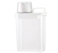 Contenitore ermetico for detersivo in polvere for bucato da 1100 ml/1800 ml/2300 ml, contenitore for candeggina, misurino di grande capacità(1800ML)