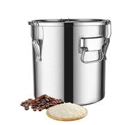 Contenitore ermetico in acciaio inossidabile 304, secchio for la conservazione con coperchio, contenitore for alimenti, for ristoranti bar da cucina domestici(10L)