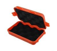 Contenitore ermetico in plastica con caratteristiche impermeabili per attrezzi e attrezzature di sicurezza all'aperto, viaggi, campeggio (arancione)