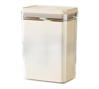 Contenitore ermetico per alimenti, barattolo quadrato in PET (3,4 l) | Coperchio a pressione per sigillare, chiusura ermetica a 360°, mantiene il cibo fresco, previene fuoriuscite