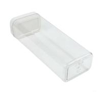 Contenitore ermetico per alimenti, dispenser di cereali in plastica trasparente con coperchio e guarnizione in silicone per farina di riso, zucchero, cereali, noci per animali domestici, organizer