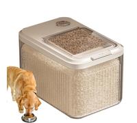 Contenitore ermetico per alimenti per cani, grande capacità, per alimenti secchi, contenitori per animali domestici, farina di soia, cereali, dispenser di cibo durevole per la camera da pranzo