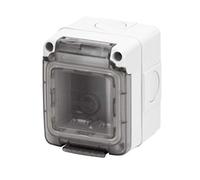 Contenitore ermetico per apparecchi System, 2 moduli, IP65, 6,6 x 6,6 x 8,2 cm, grigio (Referenza: GW27062)