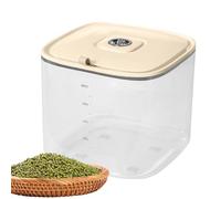 Contenitore Ermetico Per La Conservazione Del Riso - Contenitore Per Alimenti Secchi Con Coperchio, Organizer Trasparente Per Dispensa | Contenitores Per Riso, Farina, Zucchero, Cereali, Coperchio A