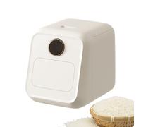 Contenitore ermetico per riso con capacità con coperchio e dosatore, distributore di riso impermeabile impermeabile, contenitore per cereali, pasta, cucina