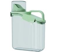 Contenitore Ermetico per Riso da 1,5/2/2,8 L. Contenitore Ermetico per Alimenti per Cani. Adatto per Farina, Cereali, Zucchero, Prodotti da Forno E Olio. Contenitori per(Green,2L)