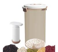 Contenitore Ermetico - Supporto Per Aspirapolvere Impermeabile A Tenuta Stagna, Impilabile E Riutilizzabile Adatto Al Microonde | Cibo Trasparente Con Pompa Per L'organizzazione Della Dispensa, Verdur