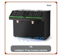 Contenitore Erogatore Di Fruttosio Intelligente A 16 Pulsanti For Macchina Automatica For Zucchero Da 8L/16L For Bubble Tea Shop, Controllo Rapido E Preciso O Sciroppo Negozi di ghiaccio(16L black)
