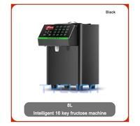 Contenitore Erogatore Di Fruttosio Intelligente A 16 Pulsanti For Macchina Automatica For Zucchero Da 8L/16L For Bubble Tea Shop, Controllo Rapido E Preciso O Sciroppo Negozi di ghiaccio(8L Black)